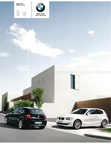 2007 BMW 1 SERIE BROCHURE NEDERLANDS