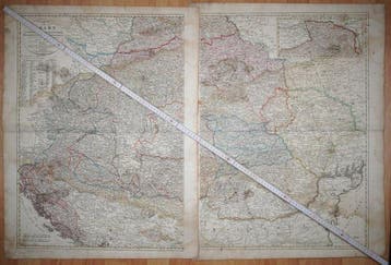 Hongarije - Galicië, Polen, Roemenië; C. Mannert - Charte, Boeken, Nieuw