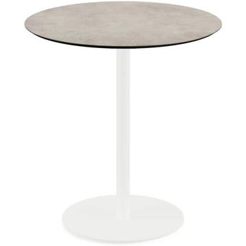 Inklapbare Tafel | URBAN | HPL/RVS | Steenlook Blad | Wit, Verzenden