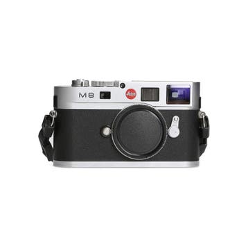 Leica M8 Silver Chrome (10702) - <35.000 kliks, Ophalen of Verzenden