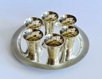 Service à liqueur pour 6 personnes - Vintage Soviet