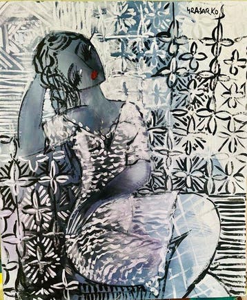 Hrasarkos (1975) - Nuit méditerranéenne - cubisme