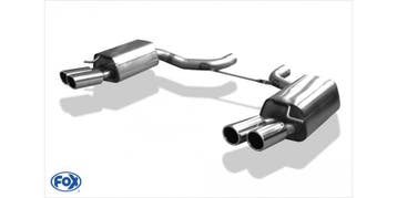 FOX Audi RS6 4F einddemper rechts/links - 2x80 type 16 recht, Auto-onderdelen, Uitlaatsystemen, Verzenden, Nieuw