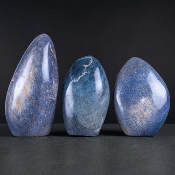 Lazulith Vrije-vorm-set – Zeldzame natuurkunstwerken met