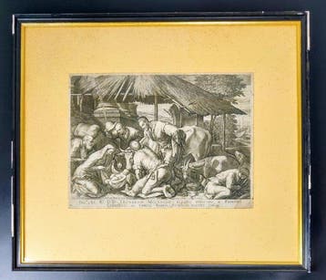 Jan Sadeler I (1550-1600) after Jacopo Bassano - The, Antiquités & Art