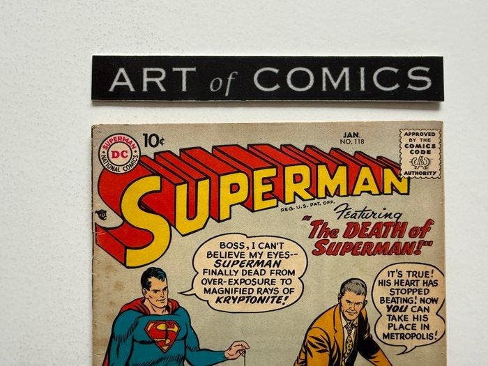 Superman #118 - Golden age Superman - 1 Comic - Eerste druk, Boeken, Strips | Comics