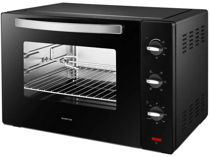 Inventum OV607B - Heteluchtoven - 60 liter - Zwart, Elektronische apparatuur, Ovens, Zo goed als nieuw, Verzenden