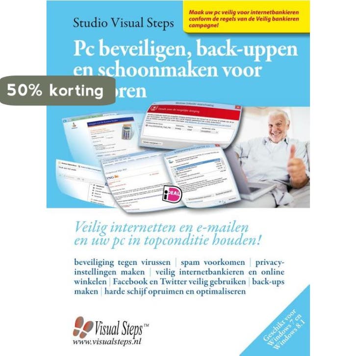 Pc beveiligen, back-uppen en schoonmaken voor senioren, Boeken, Informatica en Computer, Zo goed als nieuw, Verzenden