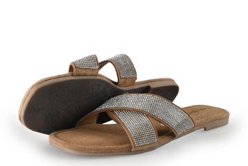 Lazamani Slippers in maat 42 Zilver, Kleding | Dames, Schoenen, Slippers, Overige kleuren, Verzenden, Lazamani