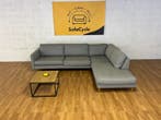 Gezellige grijze hoekzetel – praktisch en comfortabel, Maison & Meubles, Ophalen of Verzenden