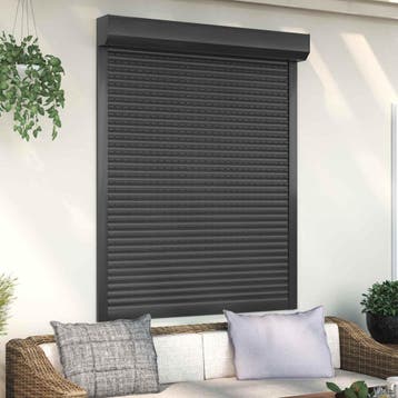 vidaXL Rolluik Antraciet 120 x 150 cm Aluminium en, Verzenden, Nieuw