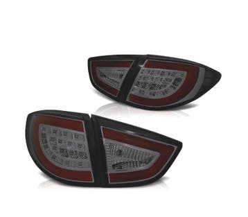 Feux Arrière Pour Hyundai Ix35 10-13 Light Bar Fond Noir Fum, Verzenden