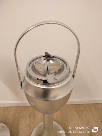 Asbak - Aluminium - twee asbakken
