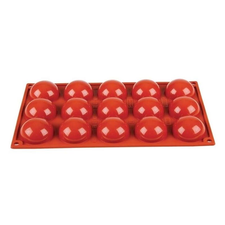 Bakvorm siliconen | GN 1/3 -15 halve bollen |, Zakelijke goederen, Horeca | Keukenapparatuur, Nieuw in verpakking, Verzenden