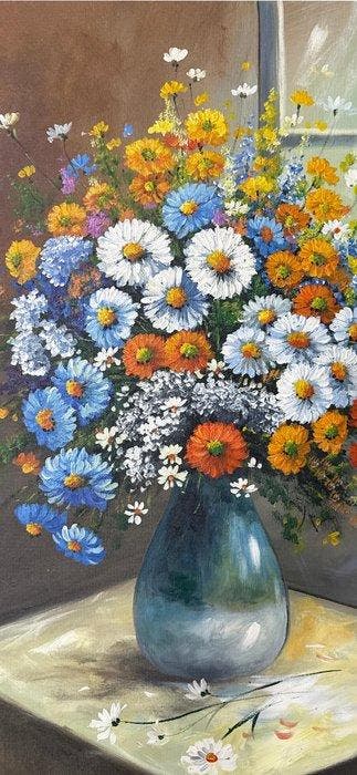 Le Van Ha (1972) - Symphonie de Marguerites 80 60 cm.