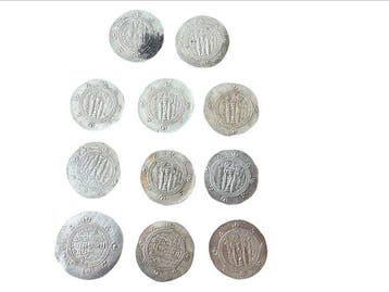 . Arab-Tabaristan Hemidrachma AD 780–793 (11 coins)