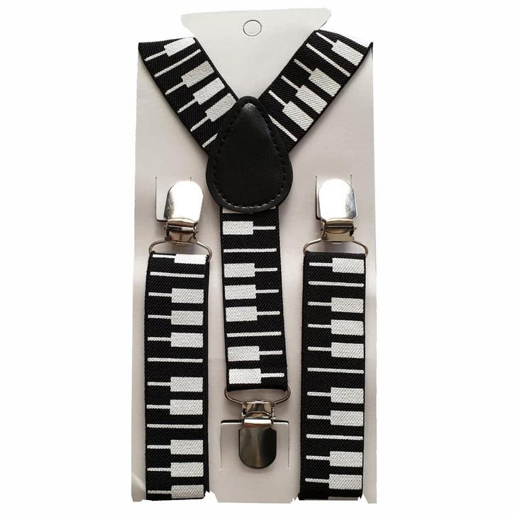 Fako Fashion - Kinder Bretels - Print - Piano - 65cm -, Kinderen en Baby's, Kinderkleding | Overige, Verzenden