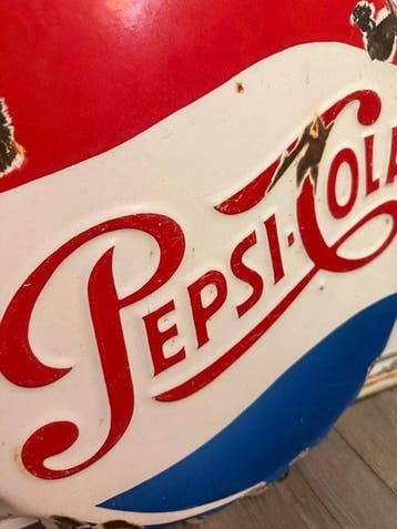 Pepsi Cola - Emaille bord - Metaal