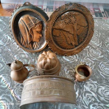 Tafelservies (11) - Koper - Lotto decoraties en service