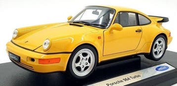 Welly Nex 1:18 - Voiture miniature - Porsche 911 (964) Turbo