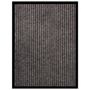 vidaXL Deurmat 60x80 cm gestreept beige, Verzenden