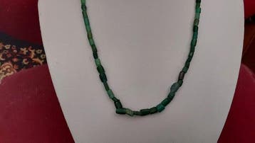 Oud-Romeins, Keizerrijk Glas Romeinse glazen kralen ketting,