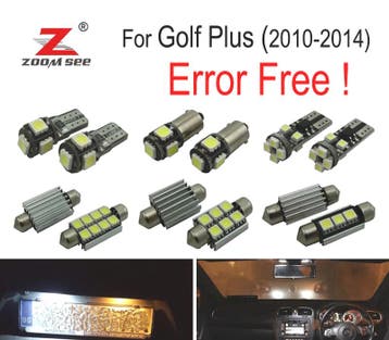 Kit 14 Ampoules Led Intérieur Pour Volkswagen Vw Golf Plus 2, Verzenden