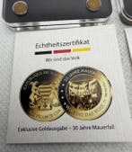 Tchad. 3000 Francs ND Mauerfall & Sachsen-Anhalt , 2x1/500