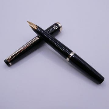 Pilot - Pilot Elite Fountain Pen Elite Black 14K-585 Gold, Nieuw