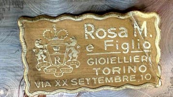 Rosa M. e Figlio di Torino - Punzone di fabbrica 80 TO -
