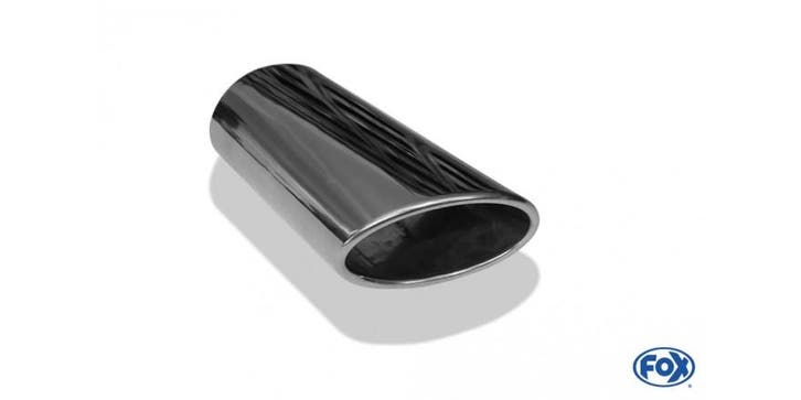 FOX Laseindpijp type 38 - links 115x85 mm / lengte: 300 mm -, Autos : Pièces & Accessoires, Systèmes d'échappement, Envoi