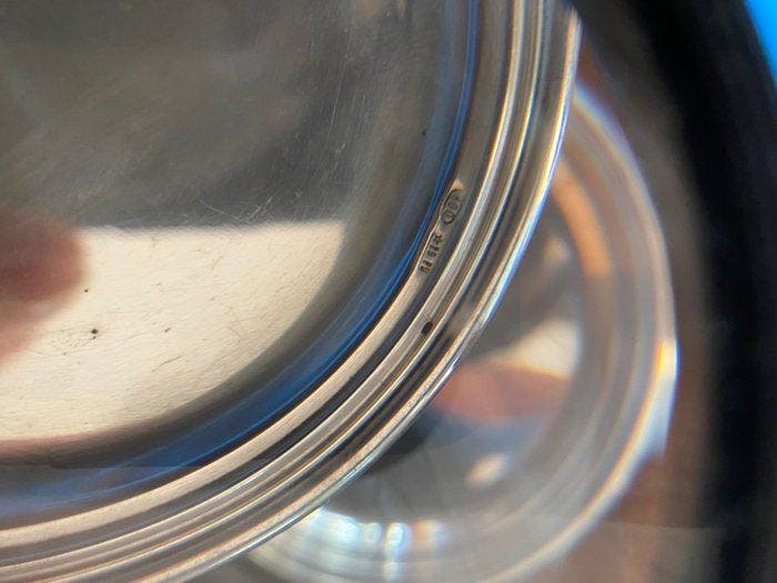 Onderzetter (12) - Zilver - Engelse stijl 800 zilver, Antiek en Kunst, Antiek | Zilver en Goud