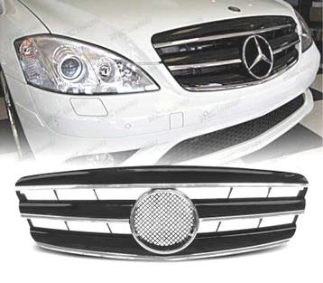 Calandre Pour Mercedes W221 05-09 Look Cl Noir Chromé, Verzenden, Nieuw