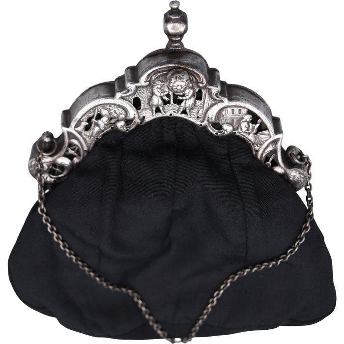 Herbert Hooijkaas - Support - Sac - Argent 833, Antiquités & Art, Antiquités | Argent & Or