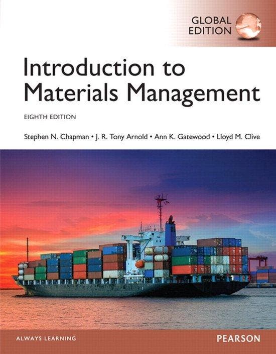 Introduction to Materials Management, Global Edition, Livres, Langue | Anglais, Envoi