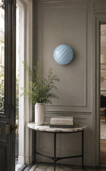 MIMU interior - Wandkandelaar - Blauwe Volle Maan - Vetro