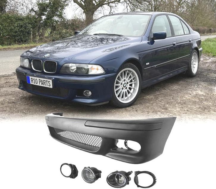 PARE-CHOCS AVANT BMW E39 PACK M + ANTI BROUILLARD, Auto-onderdelen, Carrosserie, Verzenden