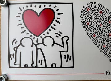 haring keith - trittico amore 2