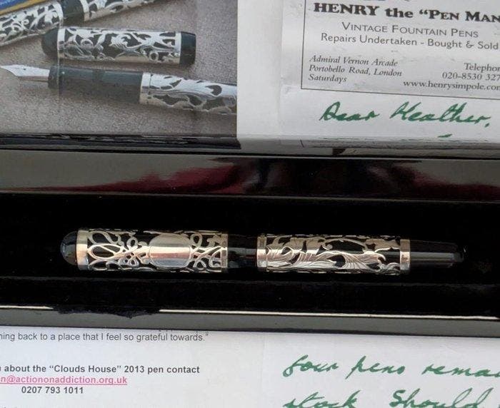 Henry Simpole - Cloud House Silver Overlay - Vulpen, Collections, Stylos