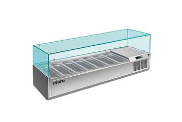 SARO Opzet koelvitrine - 1/3 GN - VRX 1600/380, Verzenden, Nieuw in verpakking, Koelen en Vriezen
