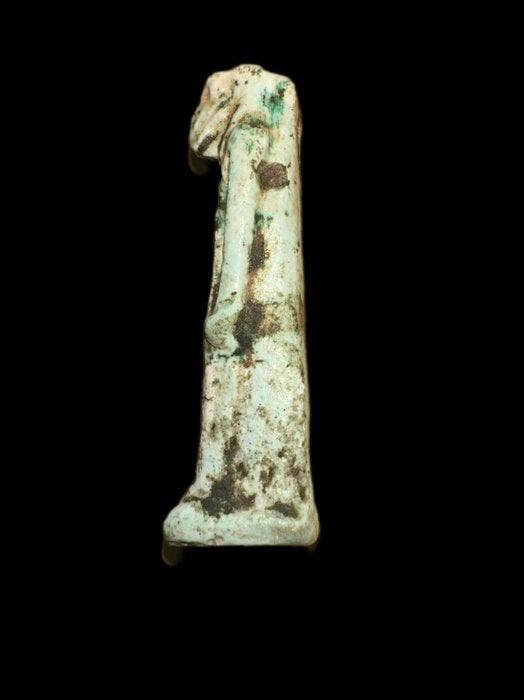 Égypte ancienne Faience Amulet - 4.9 cm (Sans prix de, Antiek en Kunst, Antiek | Overige Antiek