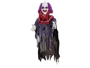 EUROPALMS Halloween Figuur Clown Robby 120cm Licht Geluid En, Muziek en Instrumenten, Nieuw