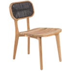 Bazar Bizar Eetkamerstoel Arigato - Buiten - Tuinstoel -, Tuin en Terras, Verzenden, Nieuw, Teakhout