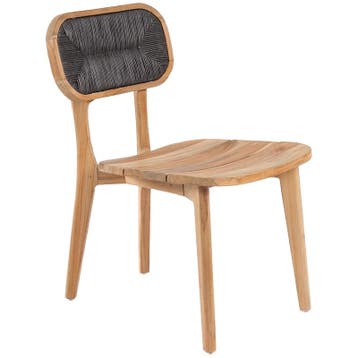 Bazar Bizar Eetkamerstoel Arigato - Buiten - Tuinstoel -, Tuin en Terras, Verzenden, Nieuw, Teakhout