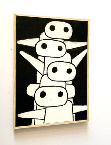Paulus Noomen - Together, Antiek en Kunst, Kunst | Schilderijen | Modern