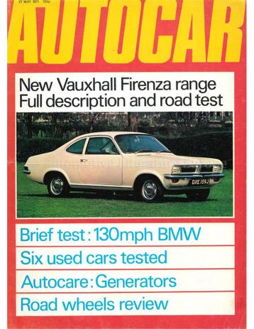 1971 AUTOCAR MAGAZINE 3922 ENGELS, Nieuw