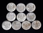 Russie. Nicholas II. 10 Kopecks 10x 1913/1916 (Sans prix de