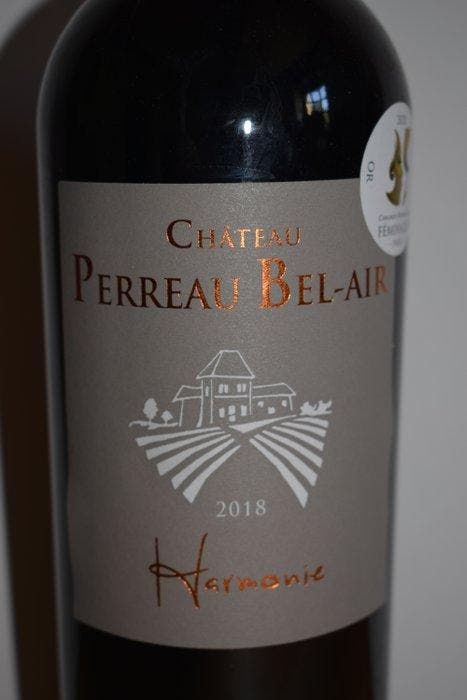 2018 Château Perreau Bel-Air Harmonie - Castillon Côtes de, Collections, Vins