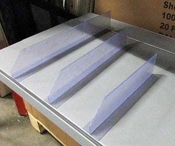 Plexiglas Schappenverdeler, Vakverdeler, Houder met Magneet