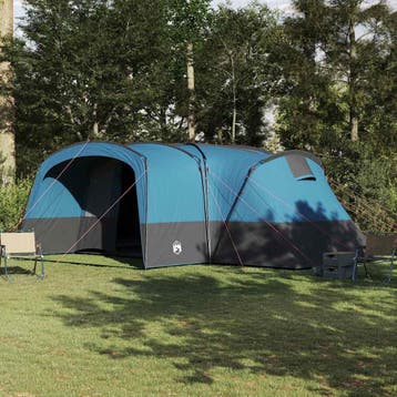 vidaXL Familietent voor 12 Personen 12-persoons Blauw en, Verzenden, Nieuw
